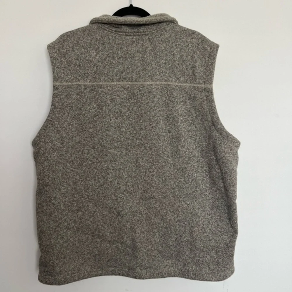 The‎ North Face Tsillan Heather Gray Outdoor Full Zip Knit Vest Size XXL